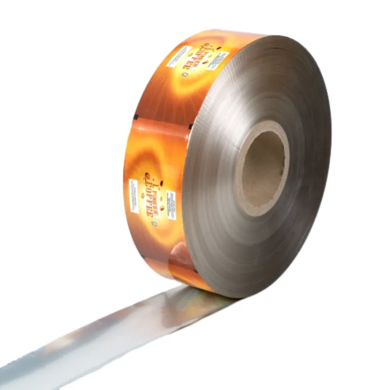 Custom Printed Food Packaging Laminated Roll Film Printed Plastic Film Packaging Roll Film