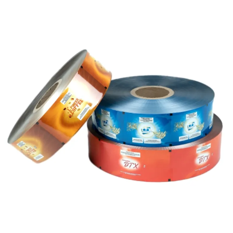 Custom Printed Food Packaging Laminated Roll Film Printed Plastic Film Packaging Roll Film