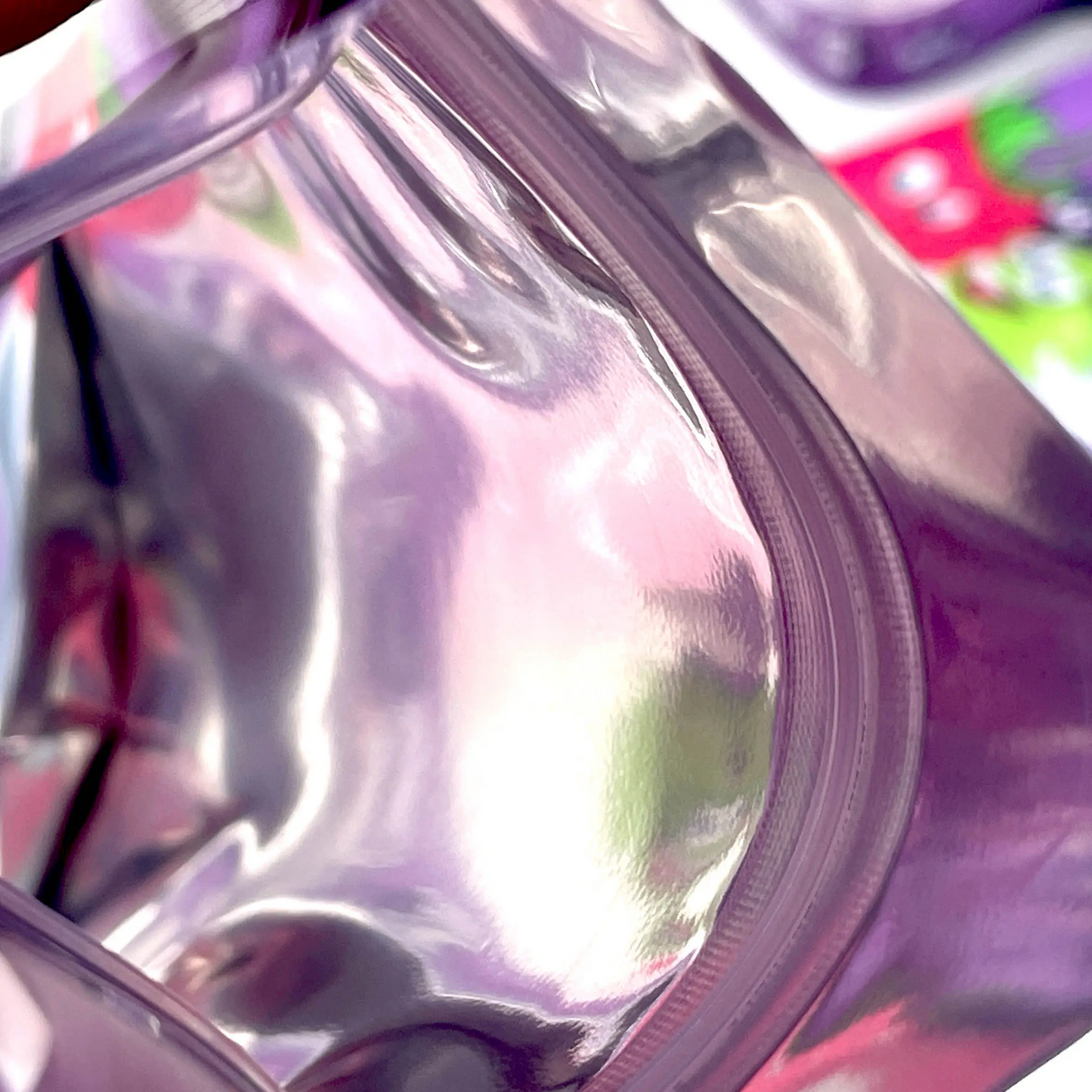 Resealable Mylar Bags With Clear Window Candy Food Storage Bag Plastic Packaging Stand up Bag
